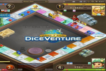 Spielfeld bei Dice Venture