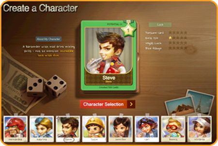 Charakterkarte aus dem Spiel