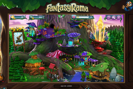 Siedlung aus dem Browsergame FantasyRama