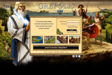 Grepolis Anmeldung