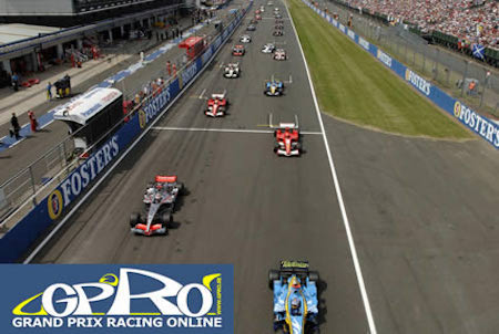 Grand Prix Racing Online Startaufstellung