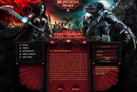 Monsters Army Login