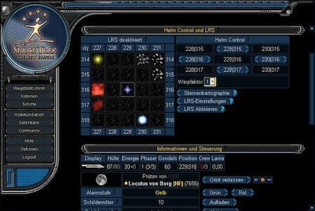 SpaceTrek: The New Empire Helm Control