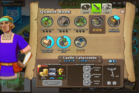 Swords and Potions 2 Quests