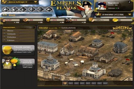 Empires in Flames Siedlung
