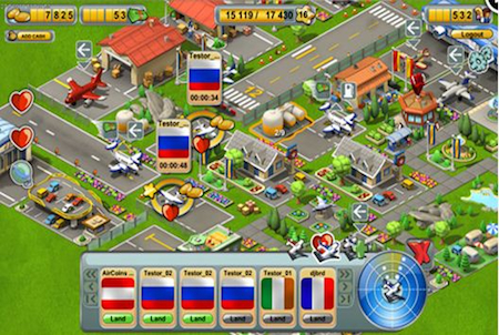 Skyrama Flughafen in Betrieb