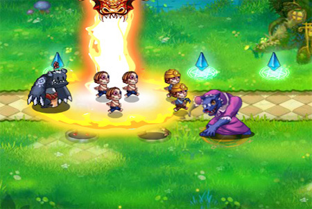 Angriff mit dem Wolf bei Pockie Defense