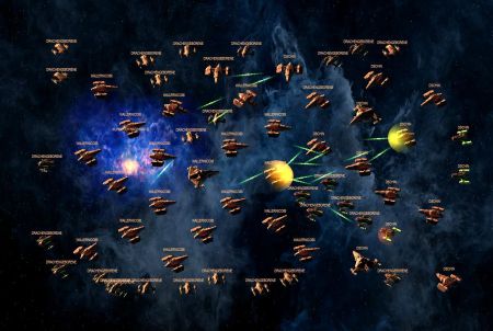 Riesenflotte bei Mega Space Game
