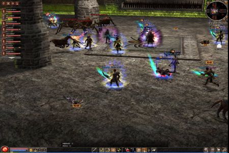 Kampfszene aus dem Browsergame Metin 2