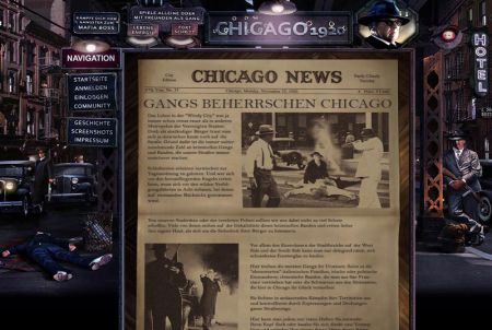 Zeitungsartikel bei Chicago 1920