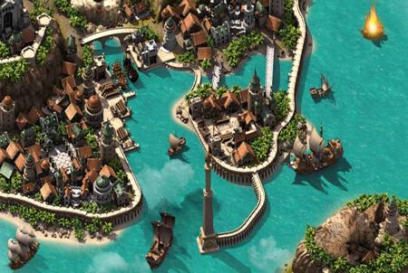 So sieht ein Hafen bei Pirate Storm aus