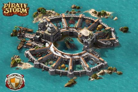 Inselstaat aus dem Browsergame Pirate Storm