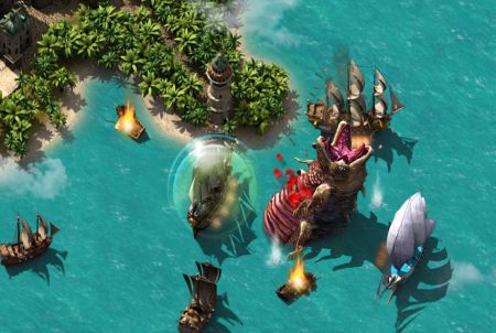 echte Seeschlacht bei Pirate Storm