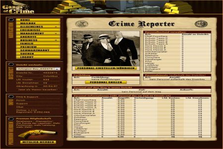 Auflistung bei Gangs of Crime