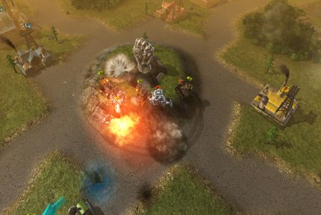 Explosion im Browsergame Steel Legions