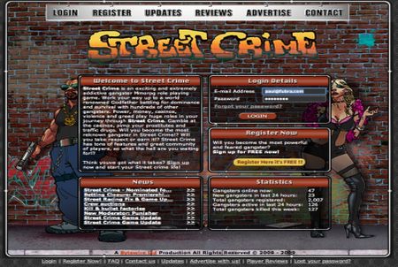 Anmeldung bei Streetcrime