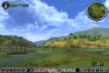 Landschaft aus Der Herr der Ringe Online