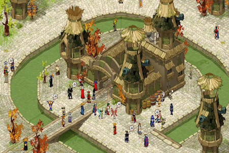 Burg aus dem Game Dofus