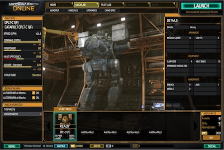 MechWarrior Online Labor