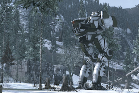 MechWarrior Online Winterlandschaft