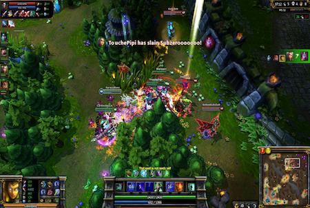 League of Legends Teamfight