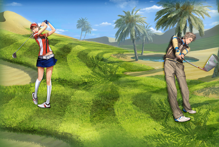 Golfstar Charaktere