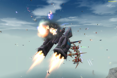 Luftschlacht aus dem Browsergame AirRivals