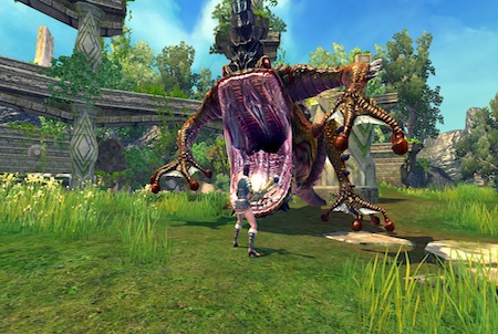 RaiderZ riesiges Reptil