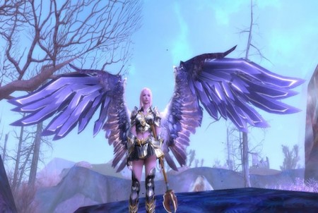 Heldin aus dem Browsergame Aion