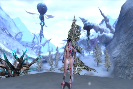 Scarlet Blade Winterlandschaft